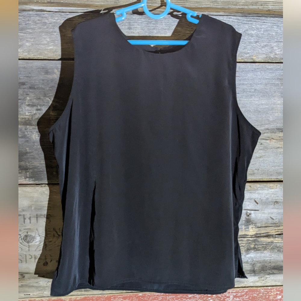 Black tank top